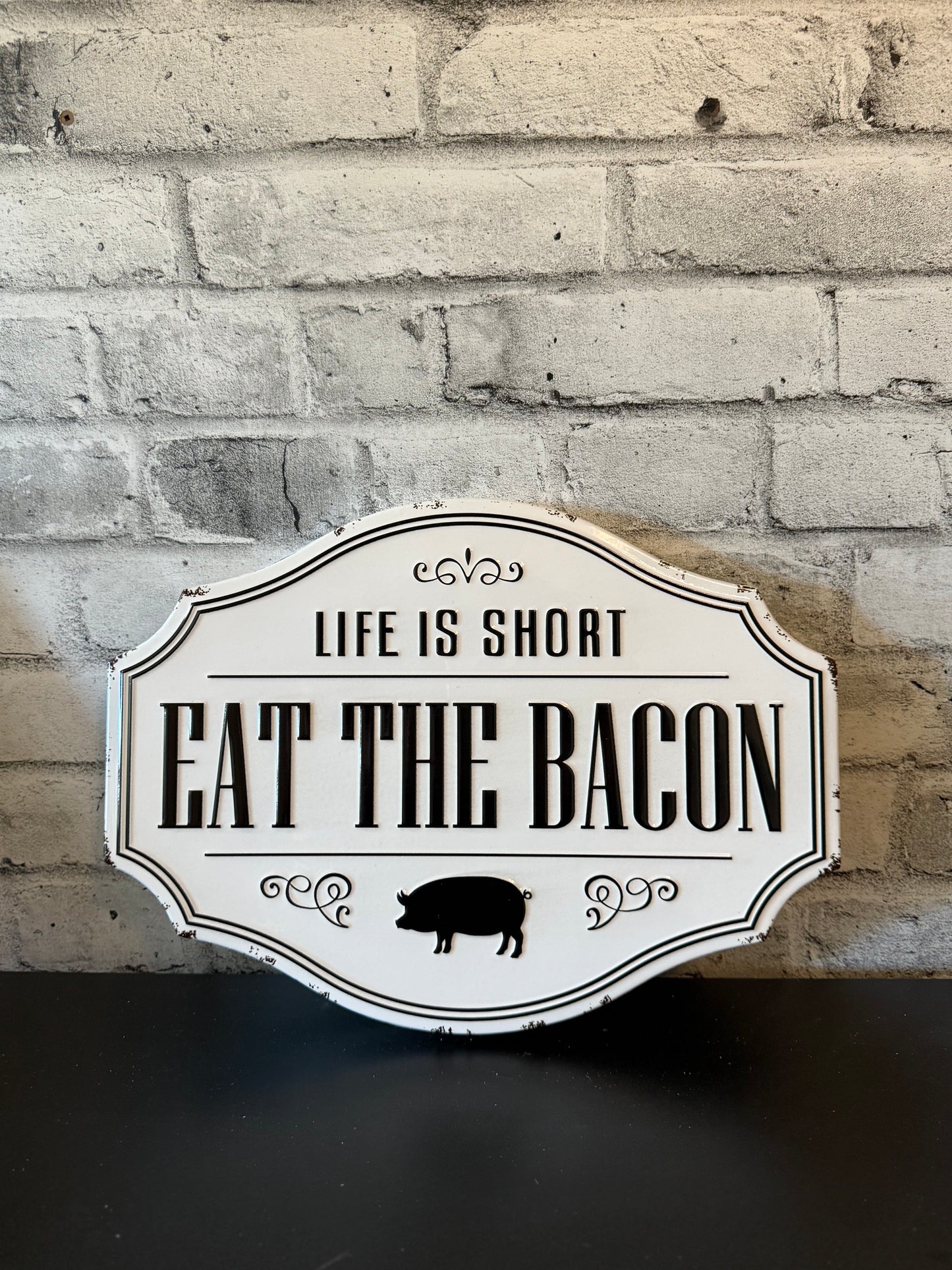 Eat The Bacon Wall Decor